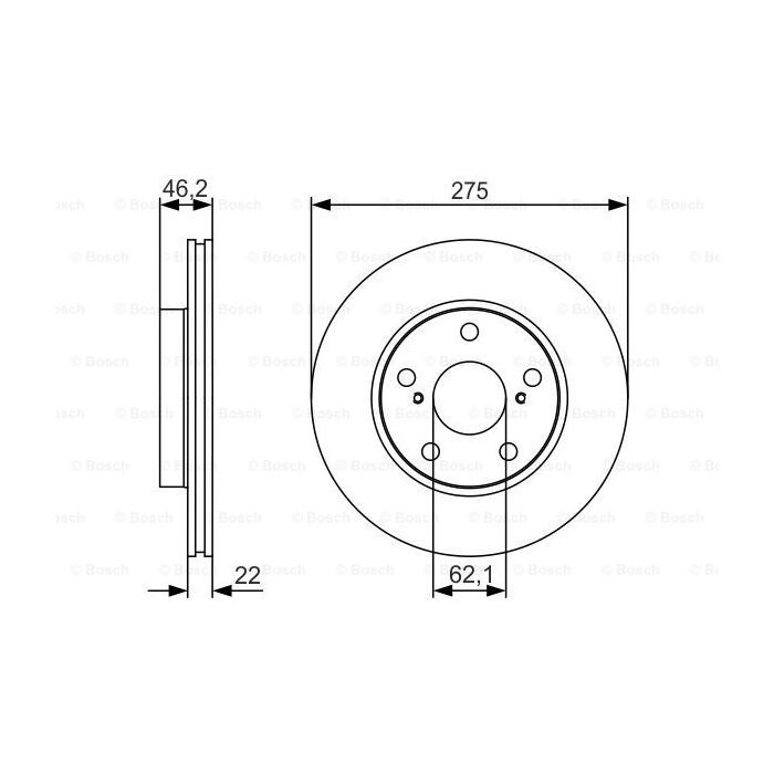 Гальмівний диск Bosch 0 986 479 R97 зображення 5