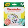 Фломастеры Crayola Набор Washable Тонкая линия для рисования на ткани 10 шт (256353.012)