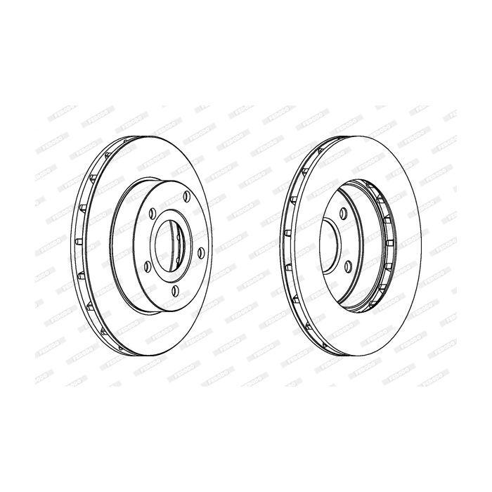 Тормозной диск FERODO DDF1169C