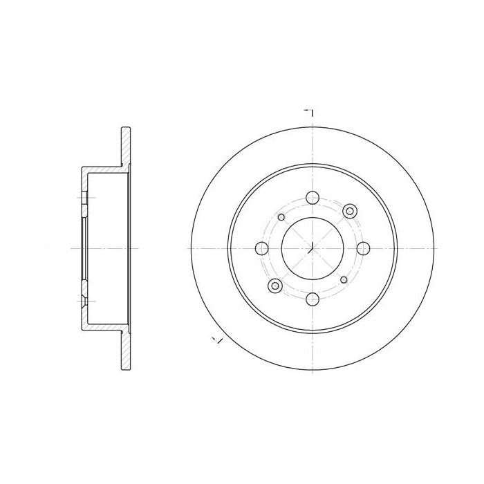 Гальмівний диск REMSA 6521.00