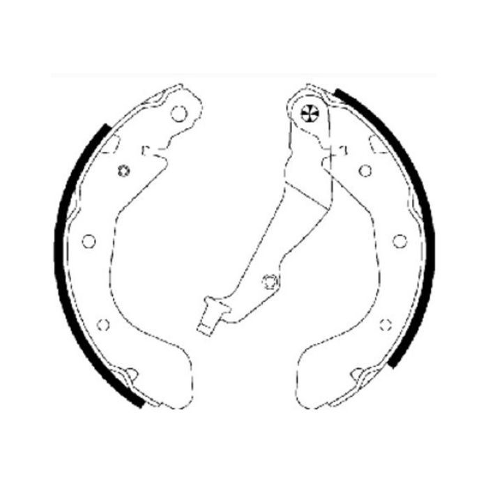 Гальмівні колодки Bosch 0 986 487 714