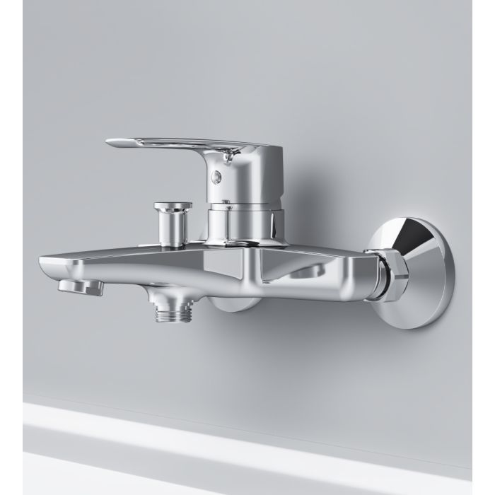 Смеситель AM.PM Gem, для ванны / душа, хром (F90E10000) изображение 2