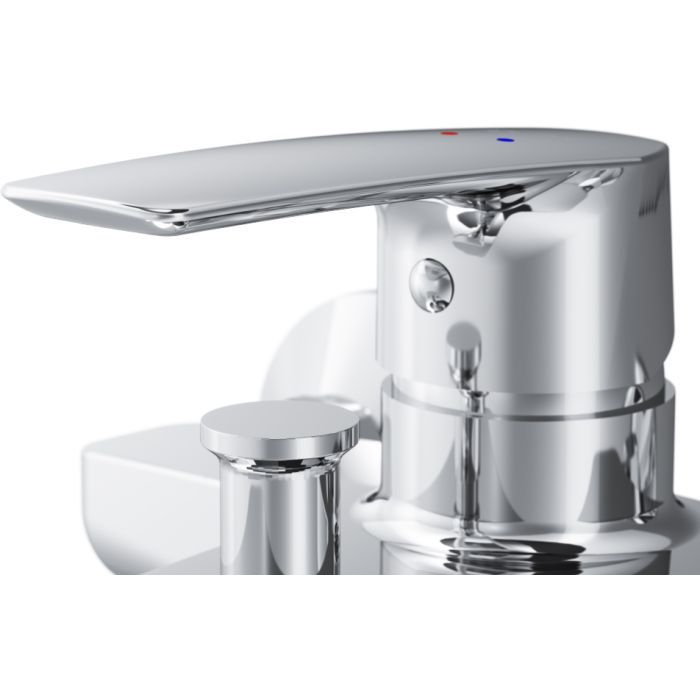 Смеситель AM.PM Gem, для ванны / душа, хром (F90E10000) изображение 5