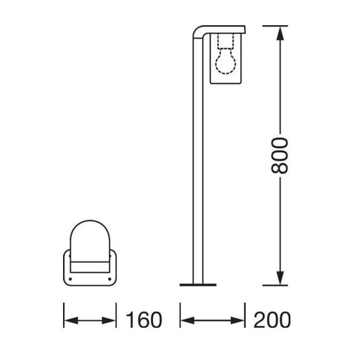 Светильник Osram ENDURA CLASSIC CASCADE 80CM E27 CLR DG (4058075554375) изображение 9