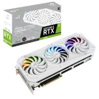 Видеокарта ASUS GeForce RTX3080 10Gb ROG STRIX OC WHITE V2 LHR (ROG-STRIX-RTX3080-O10G-WHITE-V2)