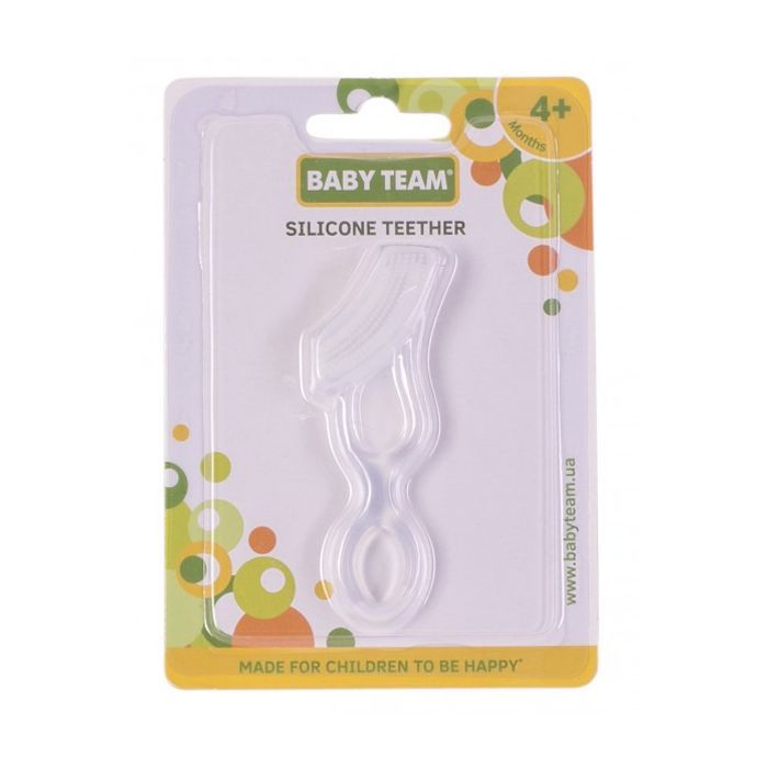Прорезыватель Baby Team масажер силиконовый (4013) изображение 3