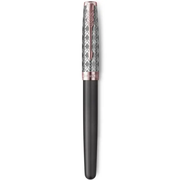 Ручка перьевая Parker SONNET 17 Metal Grey Lacquer PGT  FP18 F (68 211) изображение 2