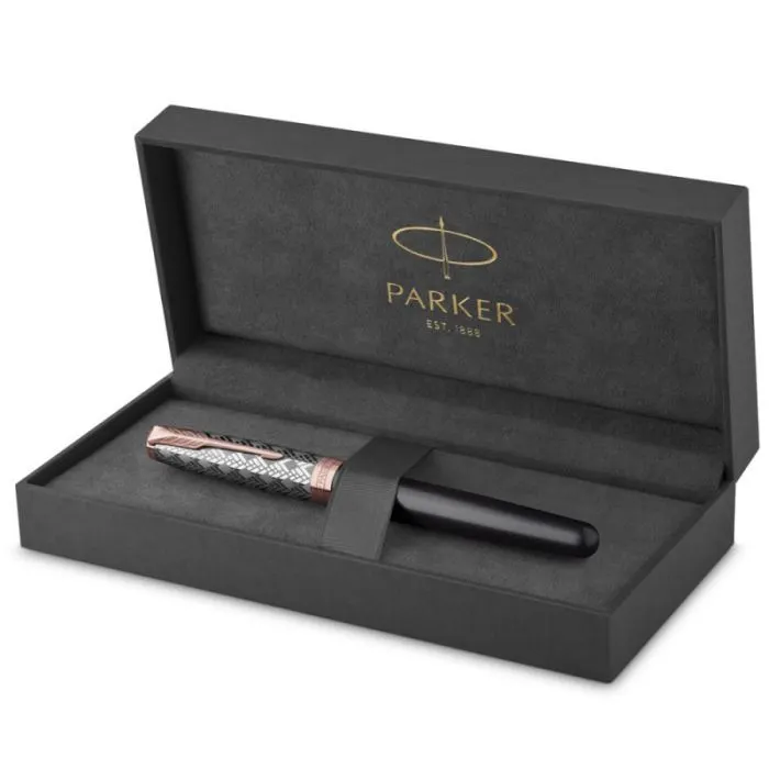 Ручка перьевая Parker SONNET 17 Metal Grey Lacquer PGT  FP18 F (68 211) изображение 4