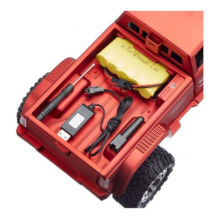 Радиоуправляемая игрушка ZIPP Toys Машинка 4x4 полноприводный пикап с камерой, красный (FY002AW red) изображение 6