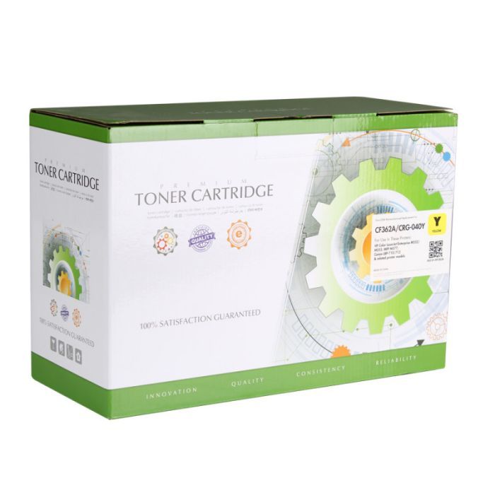 Картридж Static Control HP CF362A (508A), Canon 040 yellow (002-01-RF362A) изображение 2