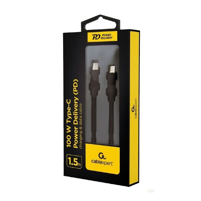 Дата кабель USB-C to USB-C 1.5m 100W Cablexpert (CC-USB2-CMCM100-1.5M) изображение 2