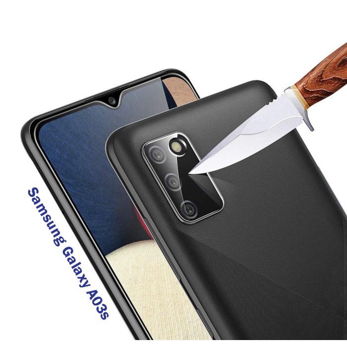 Скло захисне BeCover for camera Samsung Galaxy A03s SM-A037 Black (707027) (707027) зображення 3