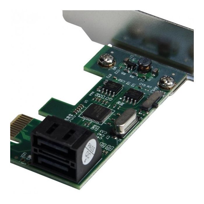 Плата расширения Frime ASM1061 2хSATA3 PCIe (ECF-PCIEtoSATAIII003.LP) изображение 3
