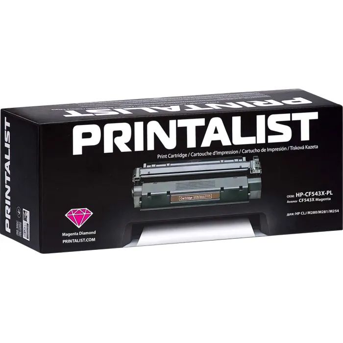 Картридж Printalist HP CLJ M280/M281/M254/ CF543X Magenta (HP-CF543X-PL) изображение 2