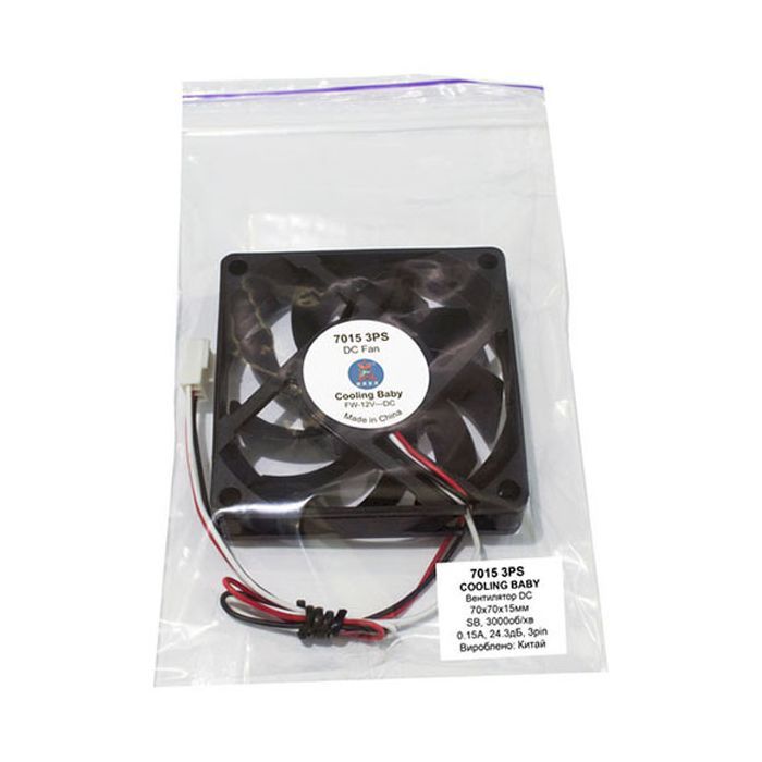 Кулер до корпусу Cooling Baby 7015 3PS зображення 2