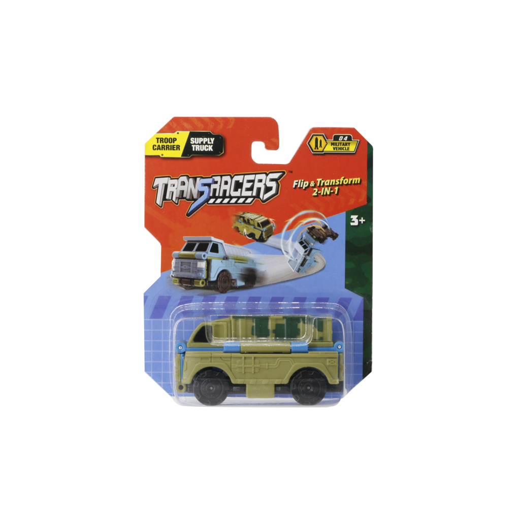 Машина TransRacers 2 в 1 Военный грузовик & Самосвал (6586363)