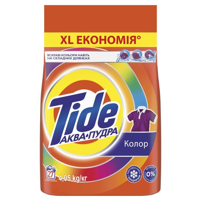 Стиральный порошок Tide Аква-Пудра Color 8.1 кг (8006540535219) изображение 2
