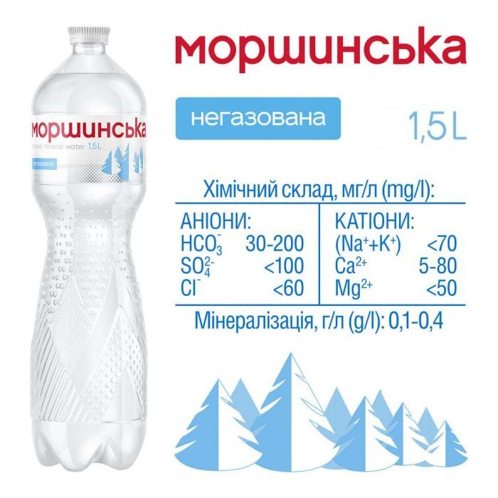 Минеральная вода Моршинська 1,5л (4820017000024) изображение 5