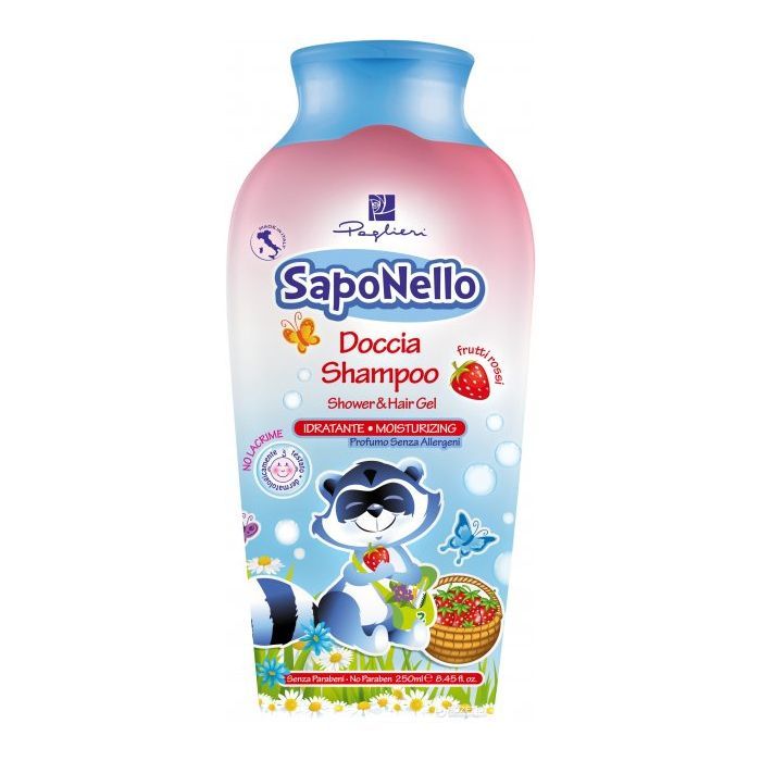 Детский шампунь SapoNello Red Fruits Красные фрукты 250 мл (8001280013461)