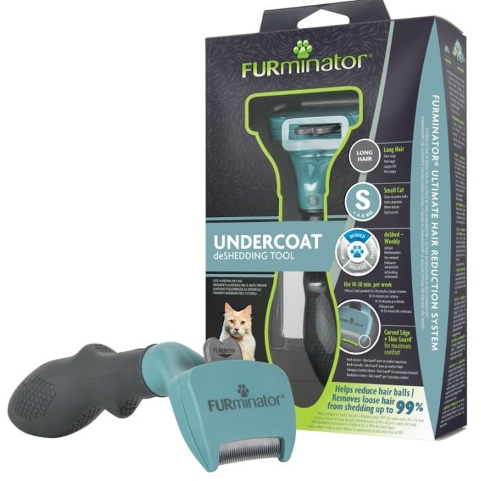 Фурминатор для животных FURminator для кошек с длинной шерстью размер S (4048422141228)
