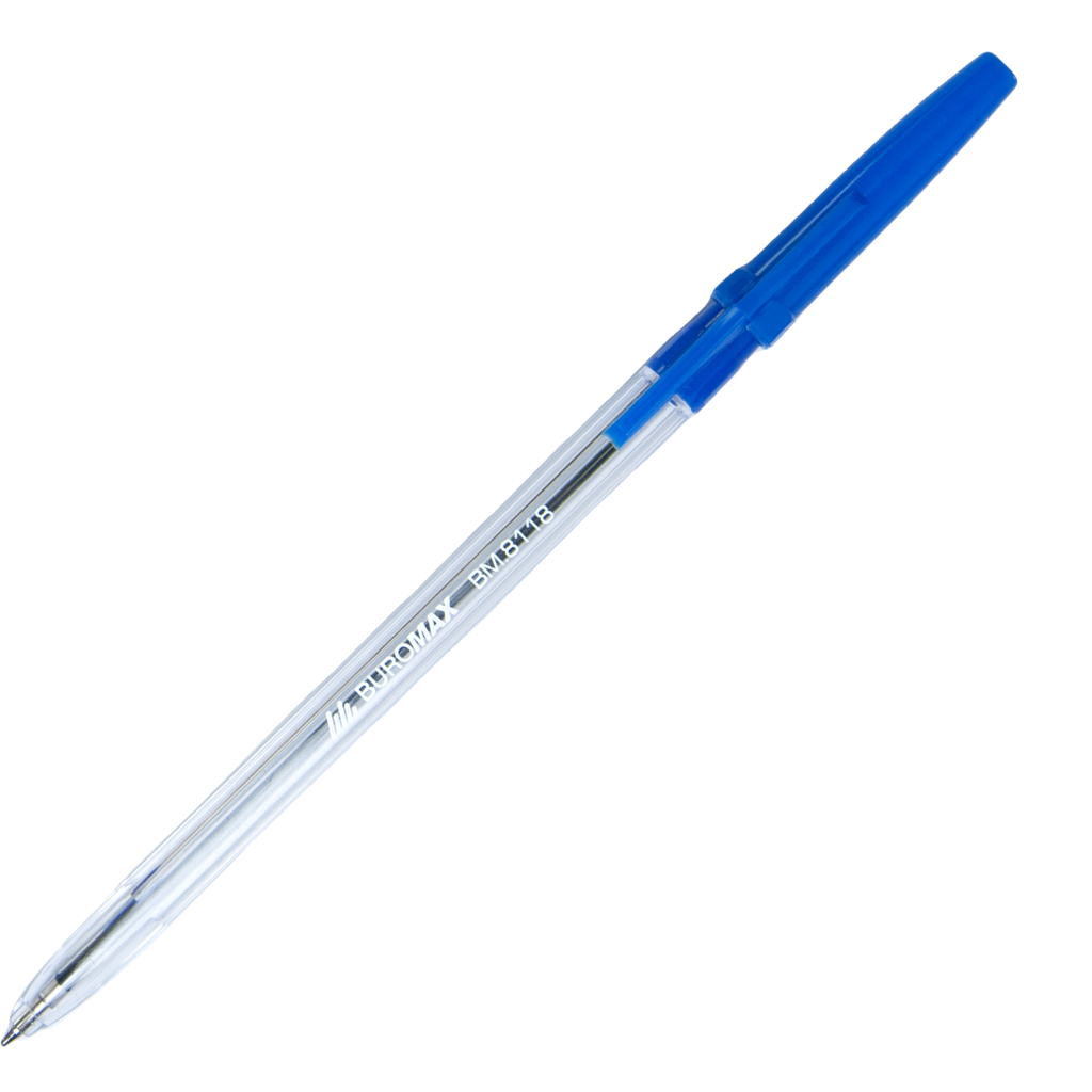 Ручка масляная Buromax NORMA, серия JOBMAX, 0.7 мм, синяя (BM.8118-01)