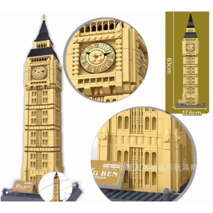 Конструктор Wange Биг-Бен, Лондон, Англия (WNG-Big-Ben) изображение 3