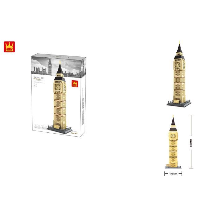 Конструктор Wange Биг-Бен, Лондон, Англия (WNG-Big-Ben) изображение 4