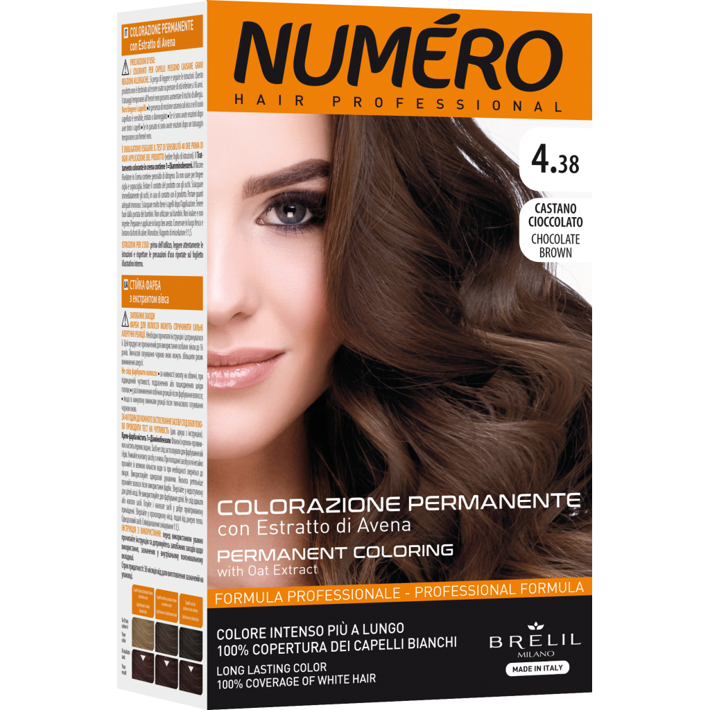 Фарба для волосся Brelil Numero 8.10 - Light Ash Blonde 140 мл (8011935081318)