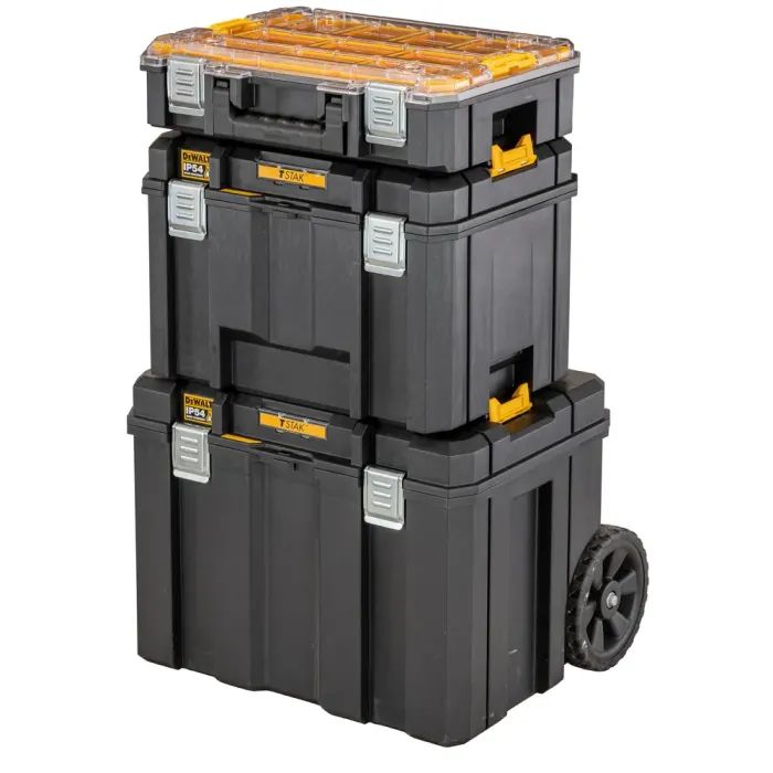 Ящик для инструментов DeWALT Ящик-тележка TSTAK 2.0 550х440х630 мм (DWST83347-1) изображение 4
