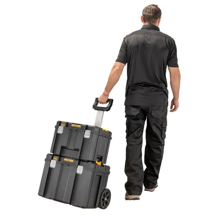 Ящик для инструментов DeWALT Ящик-тележка TSTAK 2.0 550х440х630 мм (DWST83347-1) изображение 5