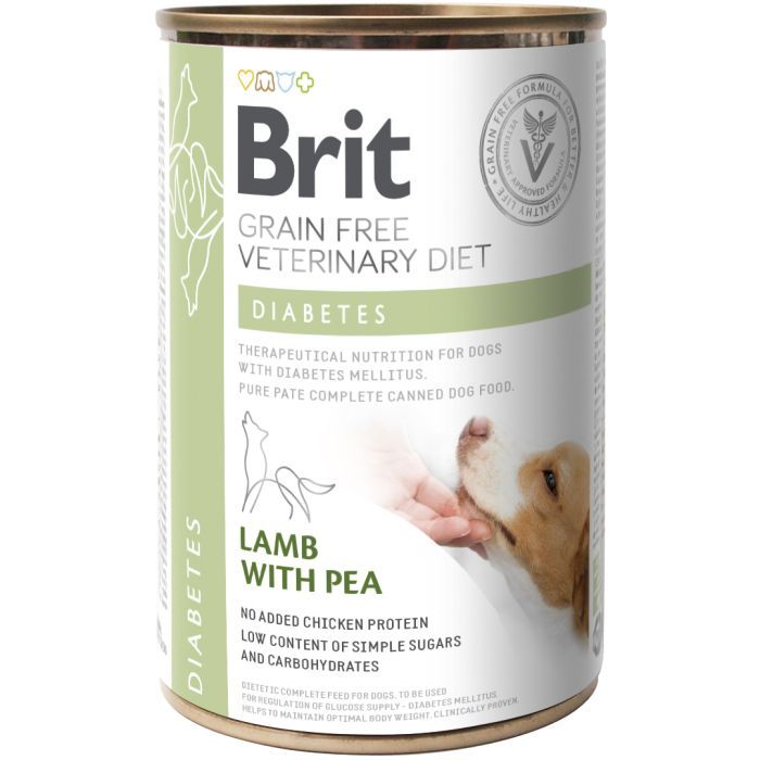 Консервы для собак Brit GF VetDiets Dog Diabetes 400 г (8595602535910)