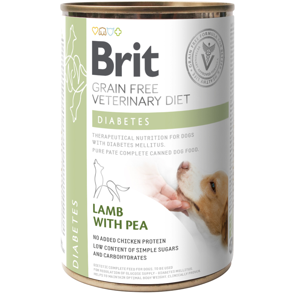 Консерви для собак Brit GF VetDiets Dog Diabetes 400 г (8595602535910)
