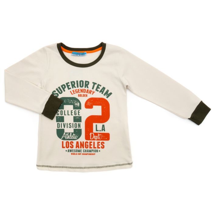 Піжама дитяча Matilda з довгим рукавом (9029-3-116B-beige) зображення 2