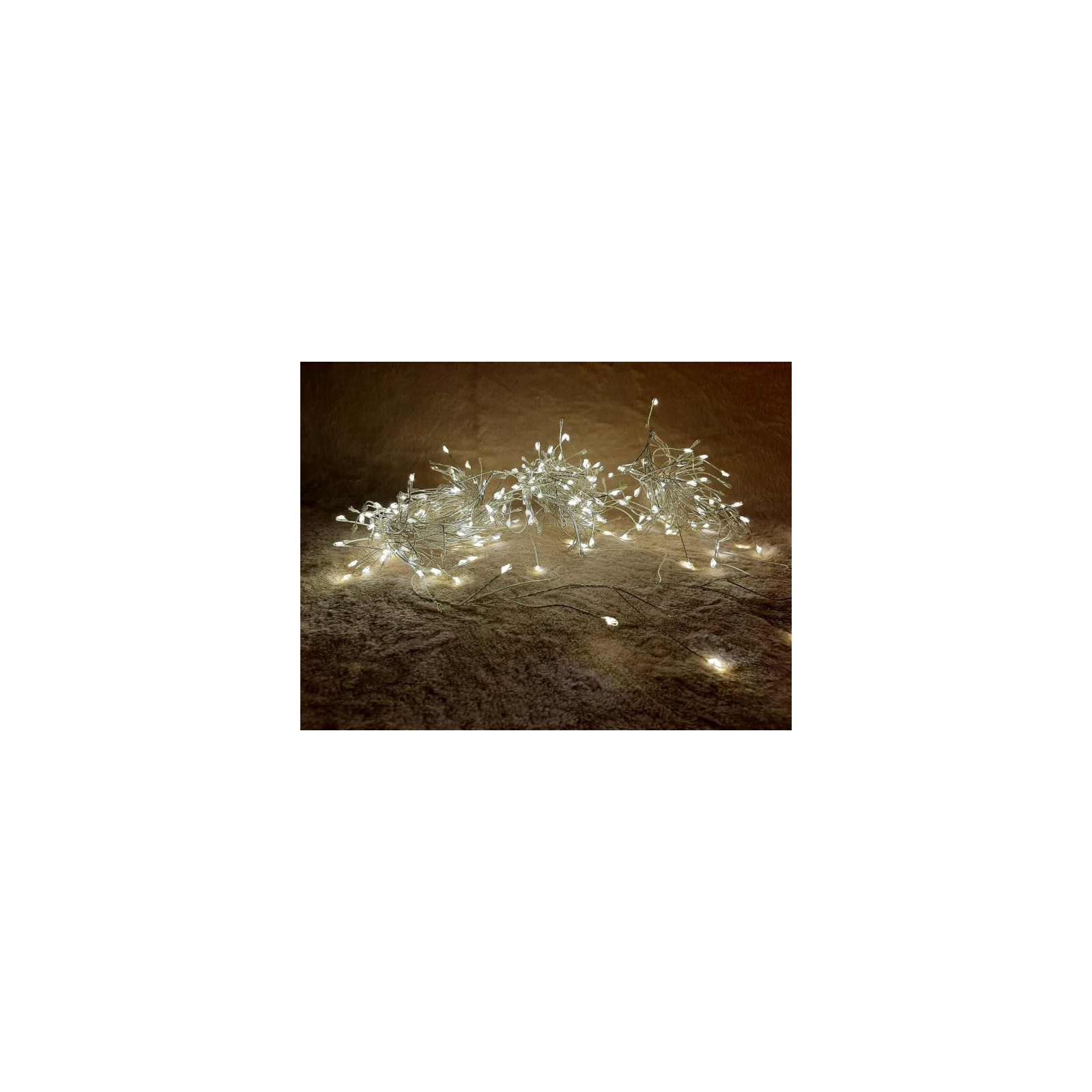 Гирлянда Luca Lighting кластер серебряная струна, 15 м, теплый белый (8718861852677) изображение 2