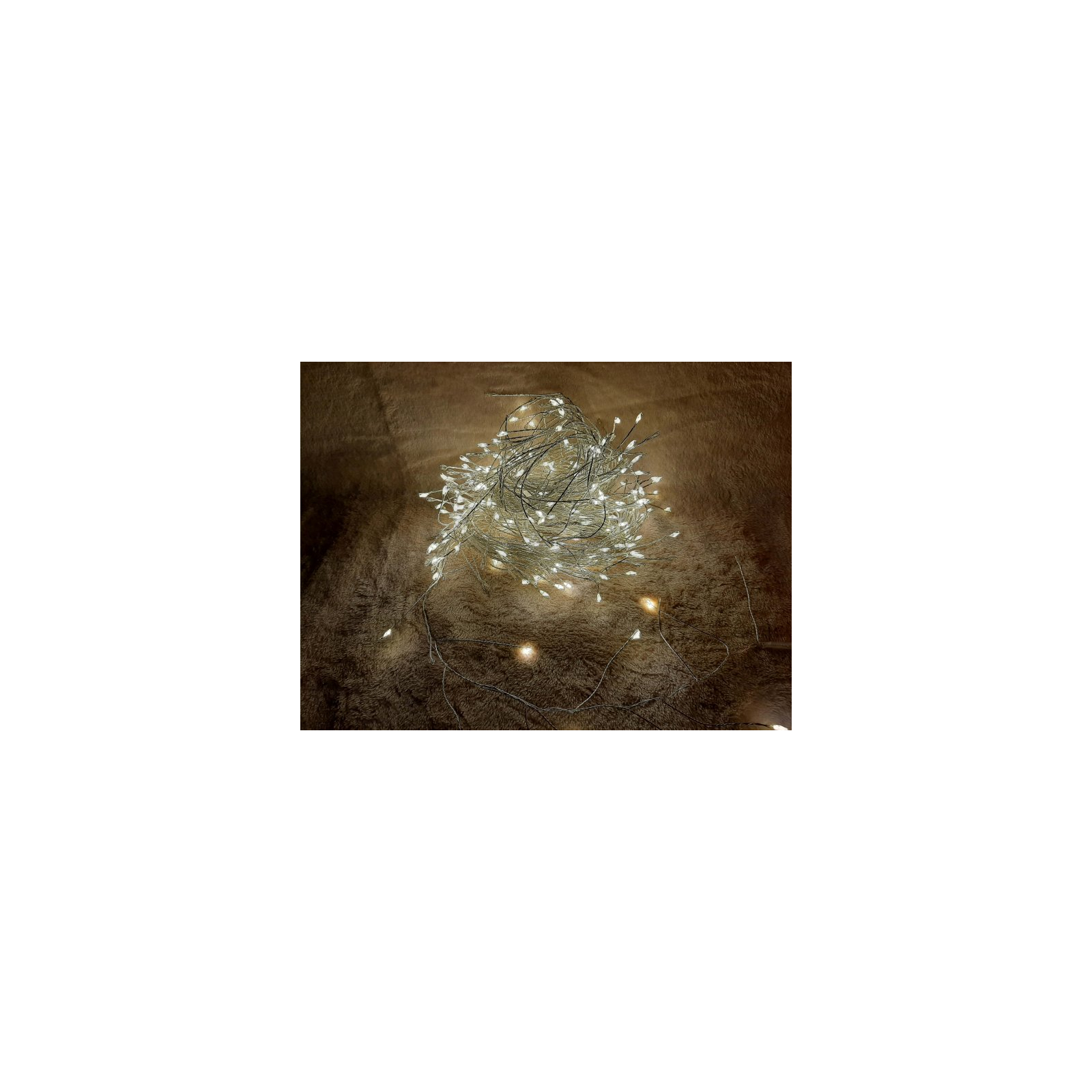 Гірлянда Luca Lighting кластер срібна струна, 15 м, теплий білий (8718861852677) зображення 3
