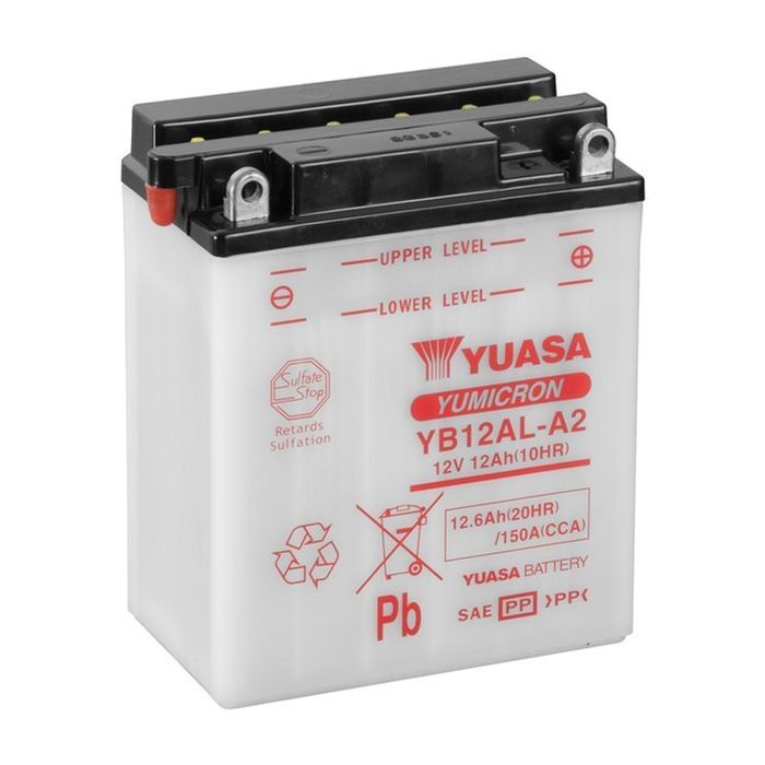Аккумулятор автомобильный Yuasa 12V 12,6Ah YuMicron Battery (YB12AL-A2)