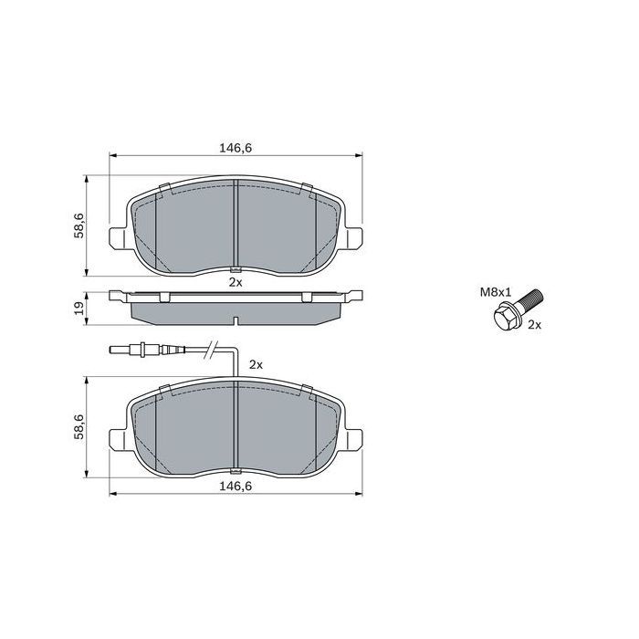 Тормозные колодки Bosch 0 986 424 789 изображение 7