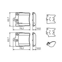 Гальмівні колодки Bosch 0 986 494 022 зображення 3