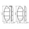 Тормозные колодки Bosch 0 986 495 353