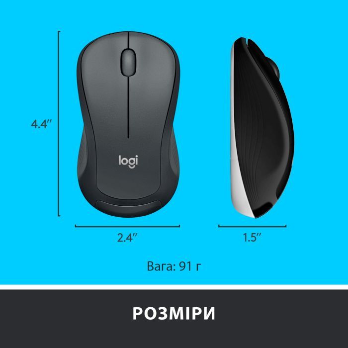 Комплект Logitech MK540 Advanced Wireless UA Black (920-008685) изображение 9