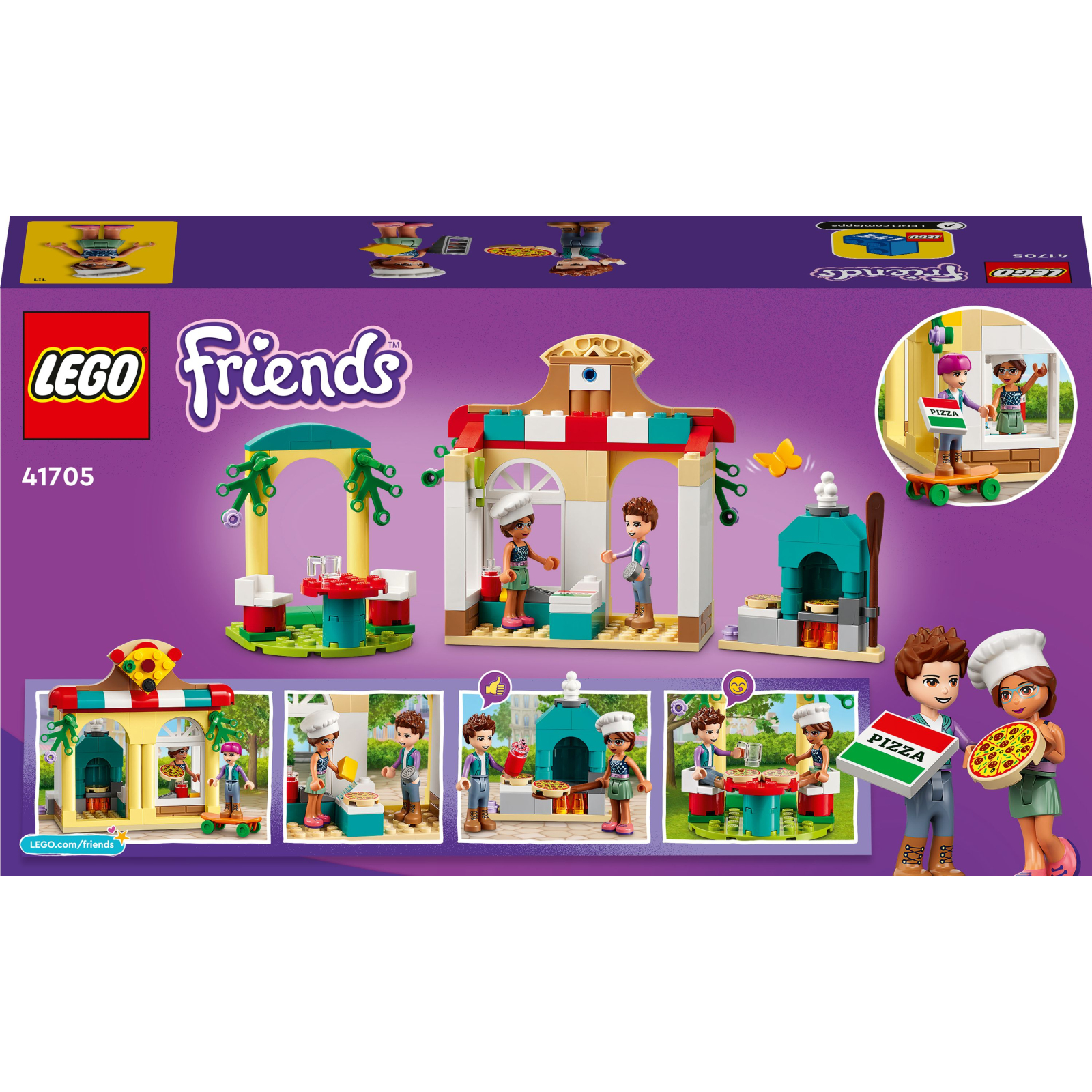 Конструктор LEGO Friends Піцерія Хартлейк-Сіті 144 деталі (41705) зображення 10