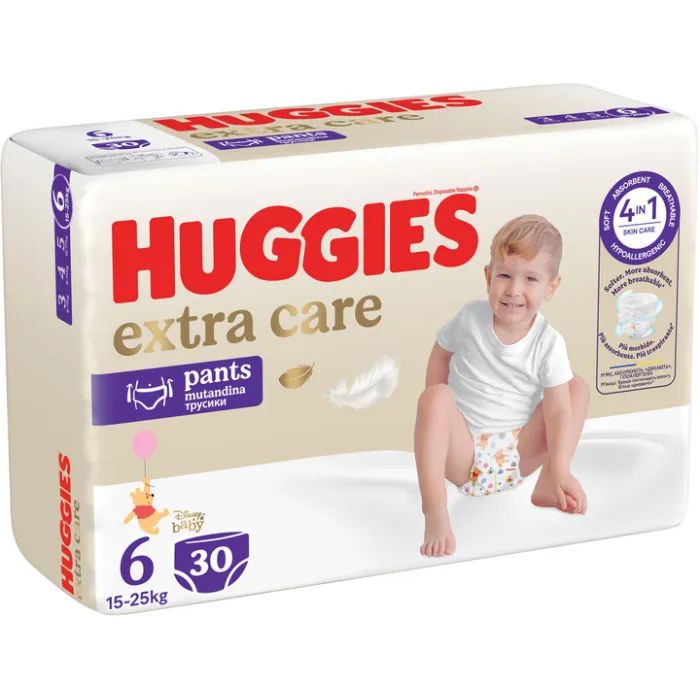 Подгузники Huggies Extra Care Pants 6 15-25 кг 30 шт (5029053582436) изображение 2