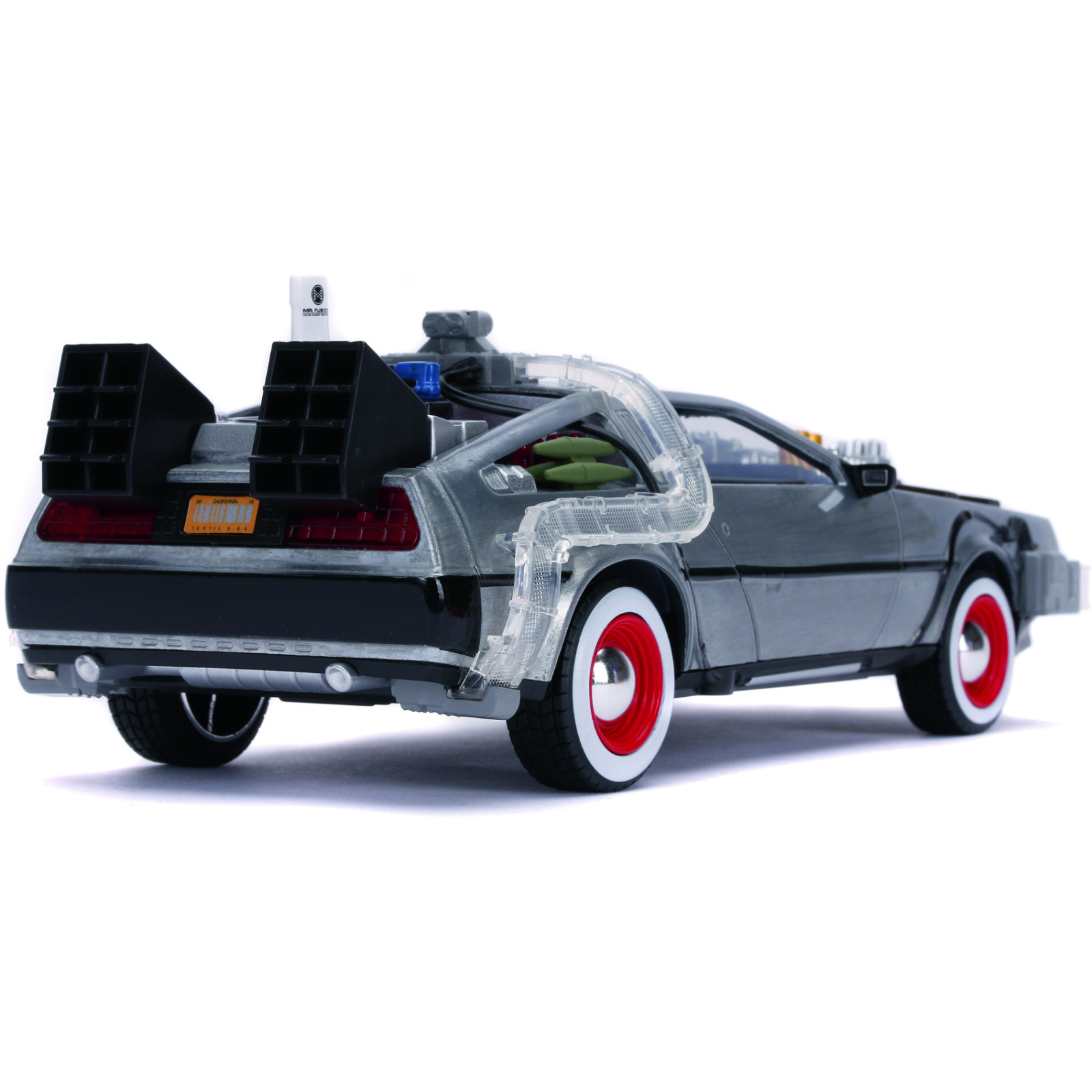 Машина Jada металлическая Назад в будущее 3 Машина времени (1989) со световым эффектом 1:24 (253255027) изображение 2