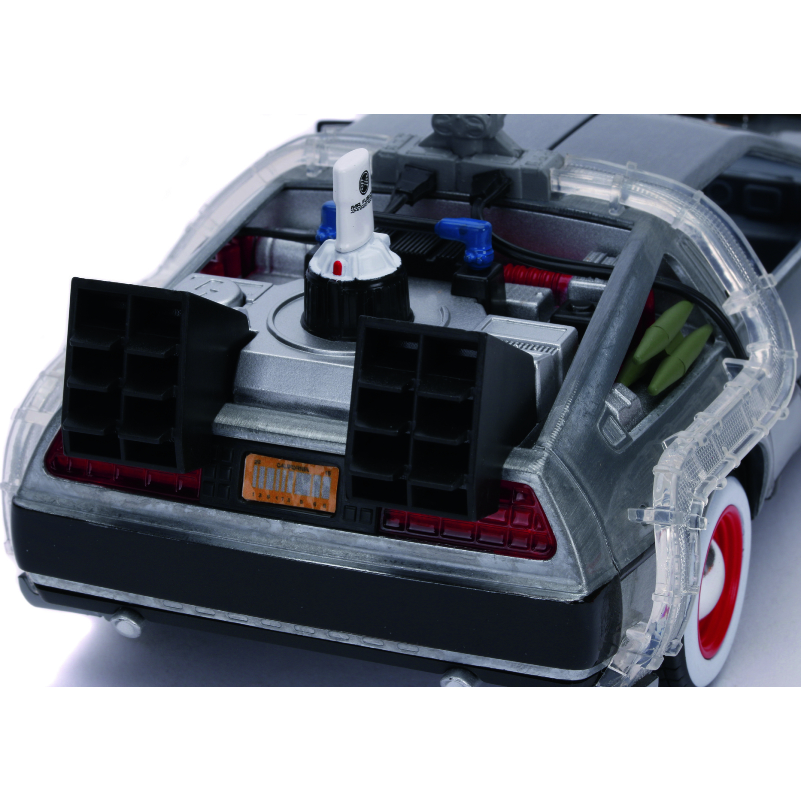 Машина Jada металлическая Назад в будущее 3 Машина времени (1989) со световым эффектом 1:24 (253255027) изображение 6