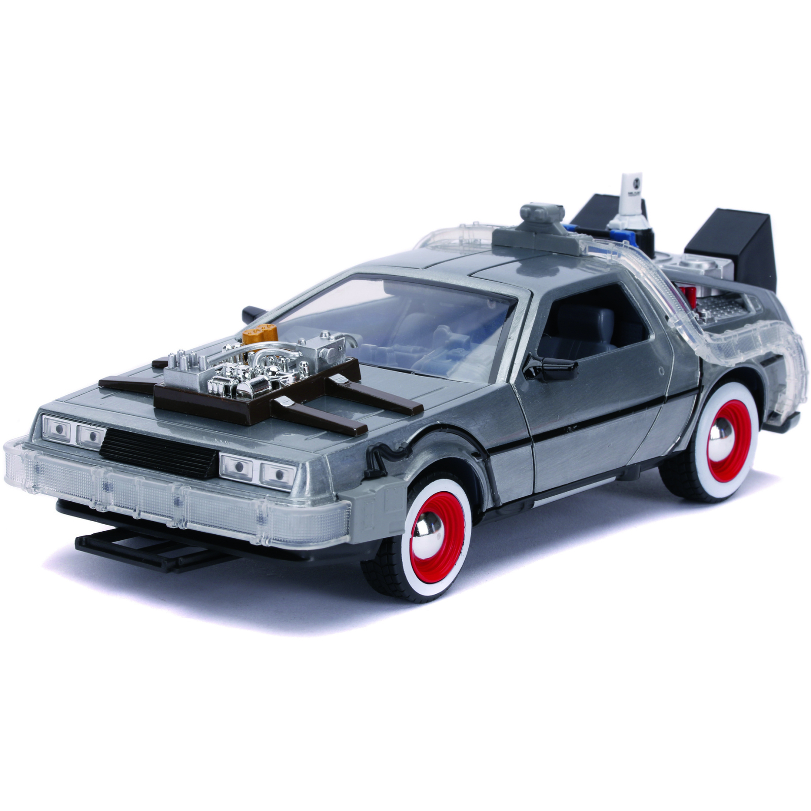 Машина Jada металлическая Назад в будущее 3 Машина времени (1989) со световым эффектом 1:24 (253255027) изображение 7