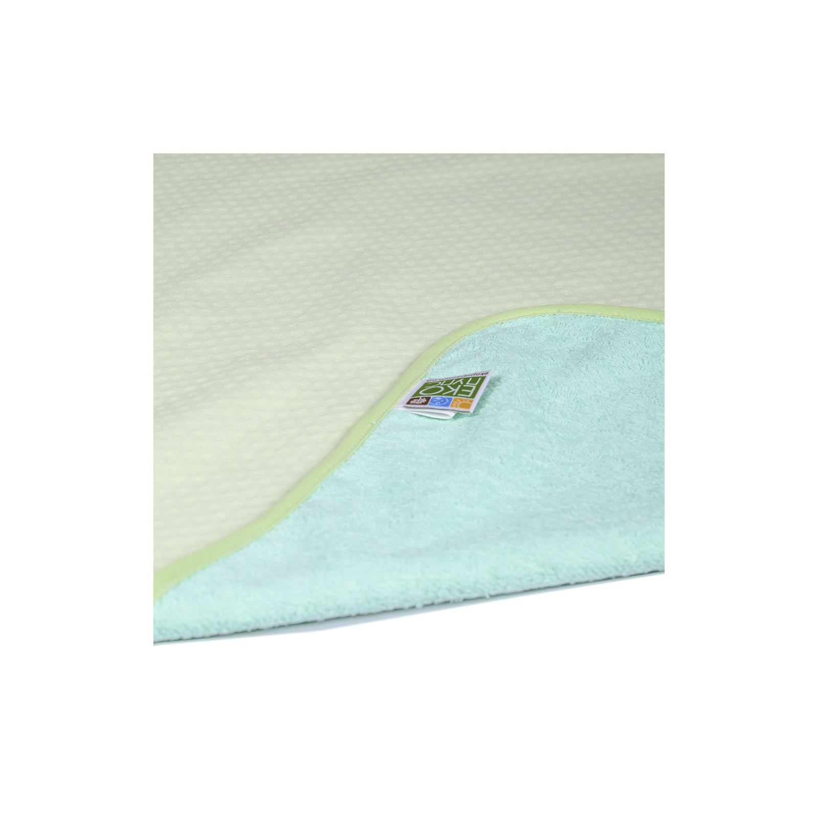 Пеленки для младенцев Еко Пупс Jersey Classic непромокаемая двухсторонняя 65 х 90 см зеленый (ПЕЛ-6590хбтрз) изображение 2