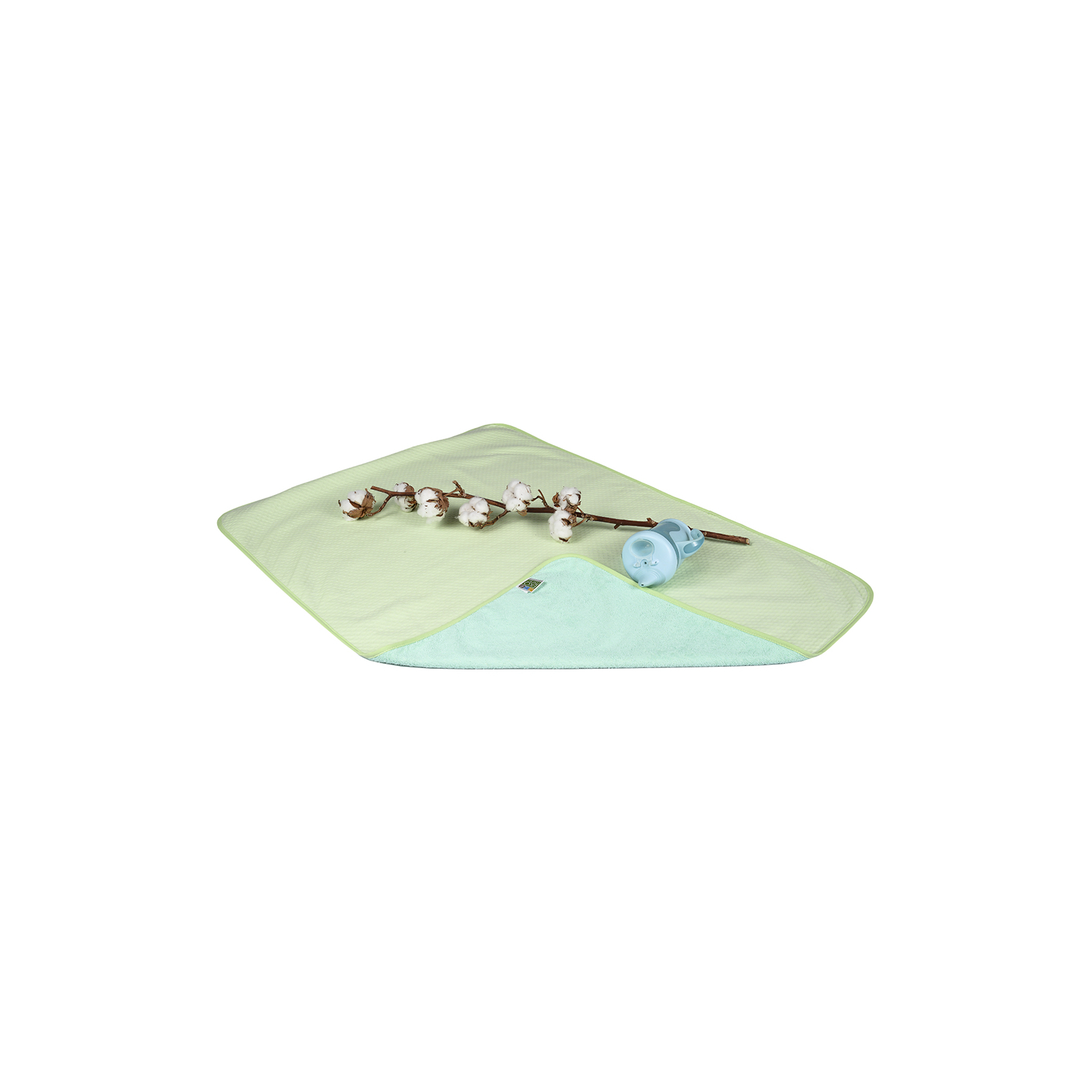 Пеленки для младенцев Еко Пупс Jersey Classic непромокаемая двухсторонняя 65 х 90 см молочный (ПЕЛ-6590хбтрм) изображение 5