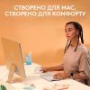 Мышка Logitech Lift for Mac Vertical Ergonomic Mouse Off White (910-006477) изображение 2