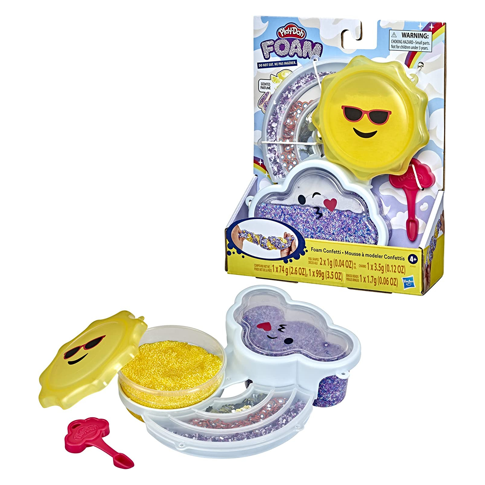 Набір для творчості Hasbro Play-Doh Foam Confetti (F5949) зображення 3