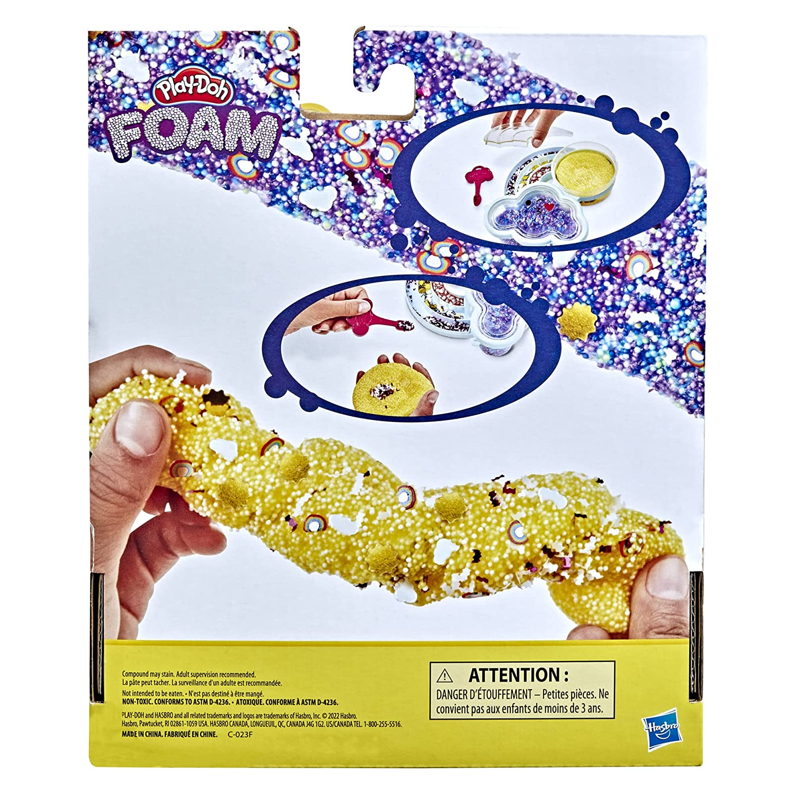 Набір для творчості Hasbro Play-Doh Foam Confetti (F5949) зображення 4